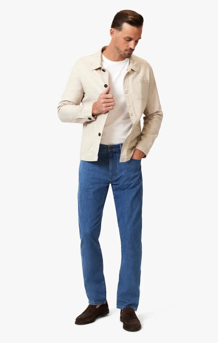 34 Heritage Courage Straight Leg Jean in Light Shade Kona