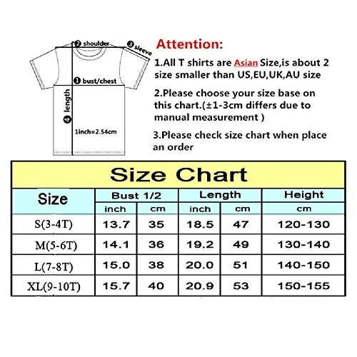 4-Pack Unicorn Graphic Girl Party Summer Clothes Girls Fitted T Shirt… (4-Pack-yh709-2, 24 Months)