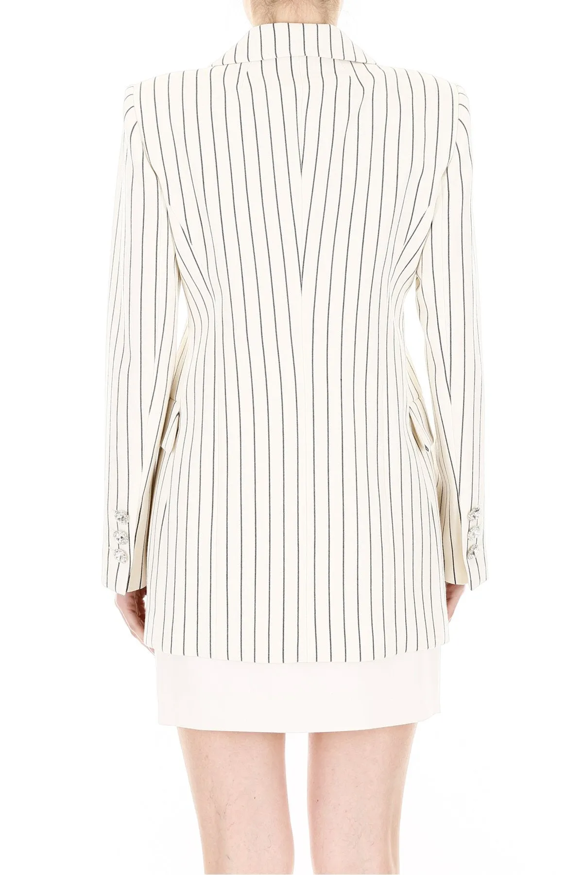 Alessandra Rich Pinstripe Doulbe-Breasted Blazer