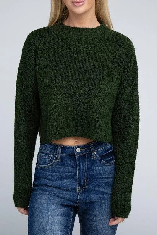 Ambiance Apparel Mock Neck Pullover