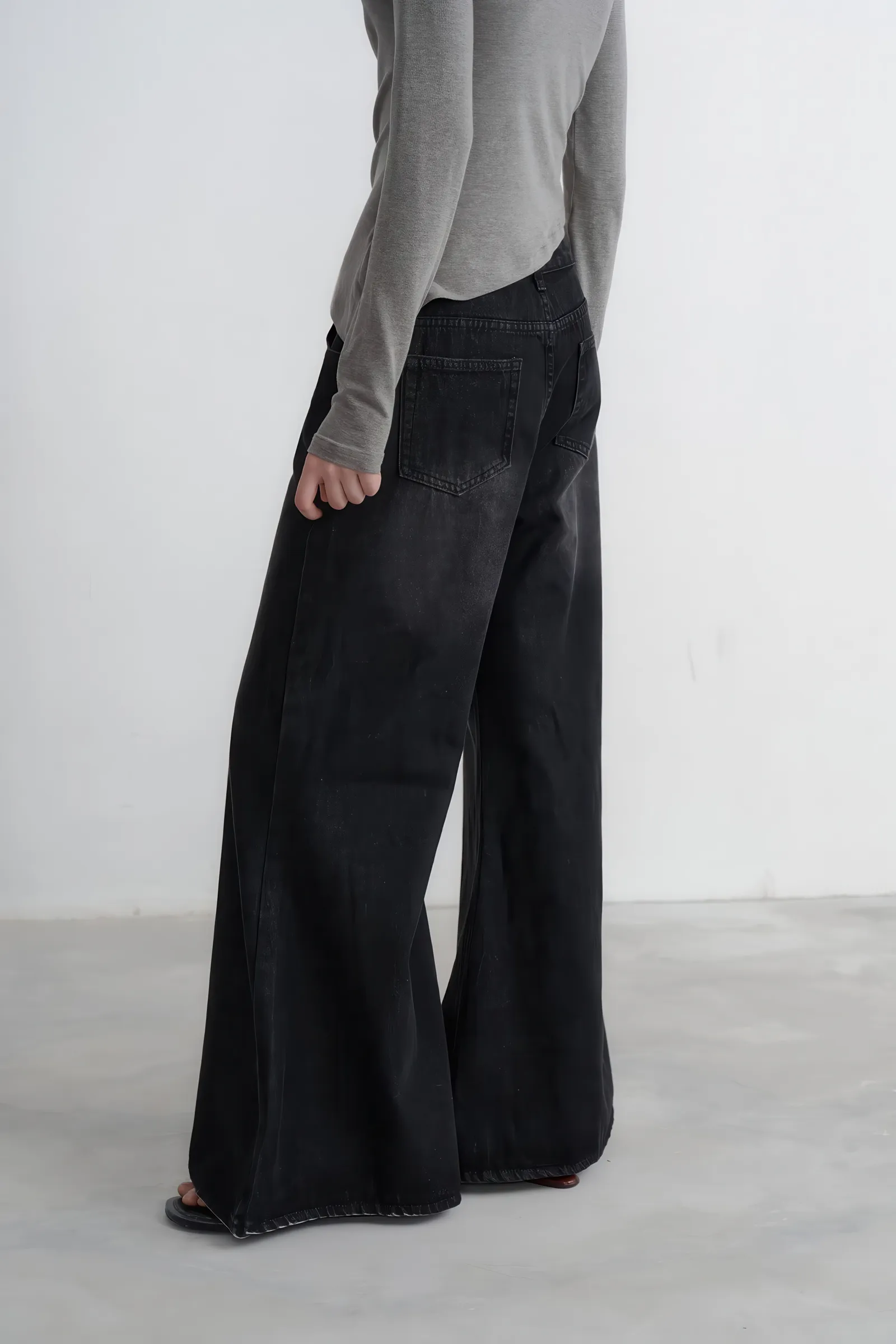 American Casual High-Waisted Flare Jeans