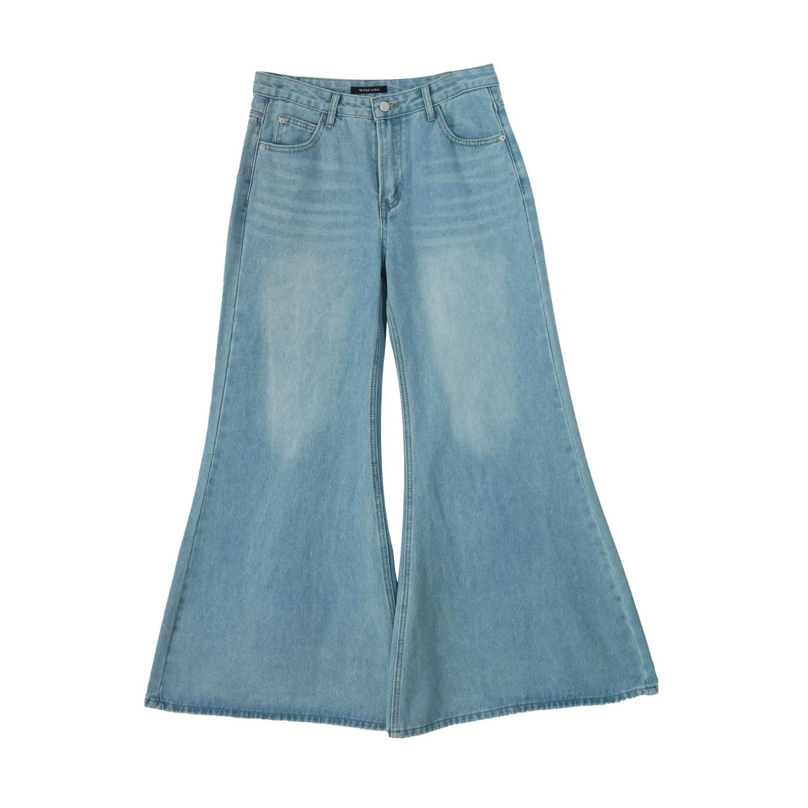 American Casual High-Waisted Flare Jeans