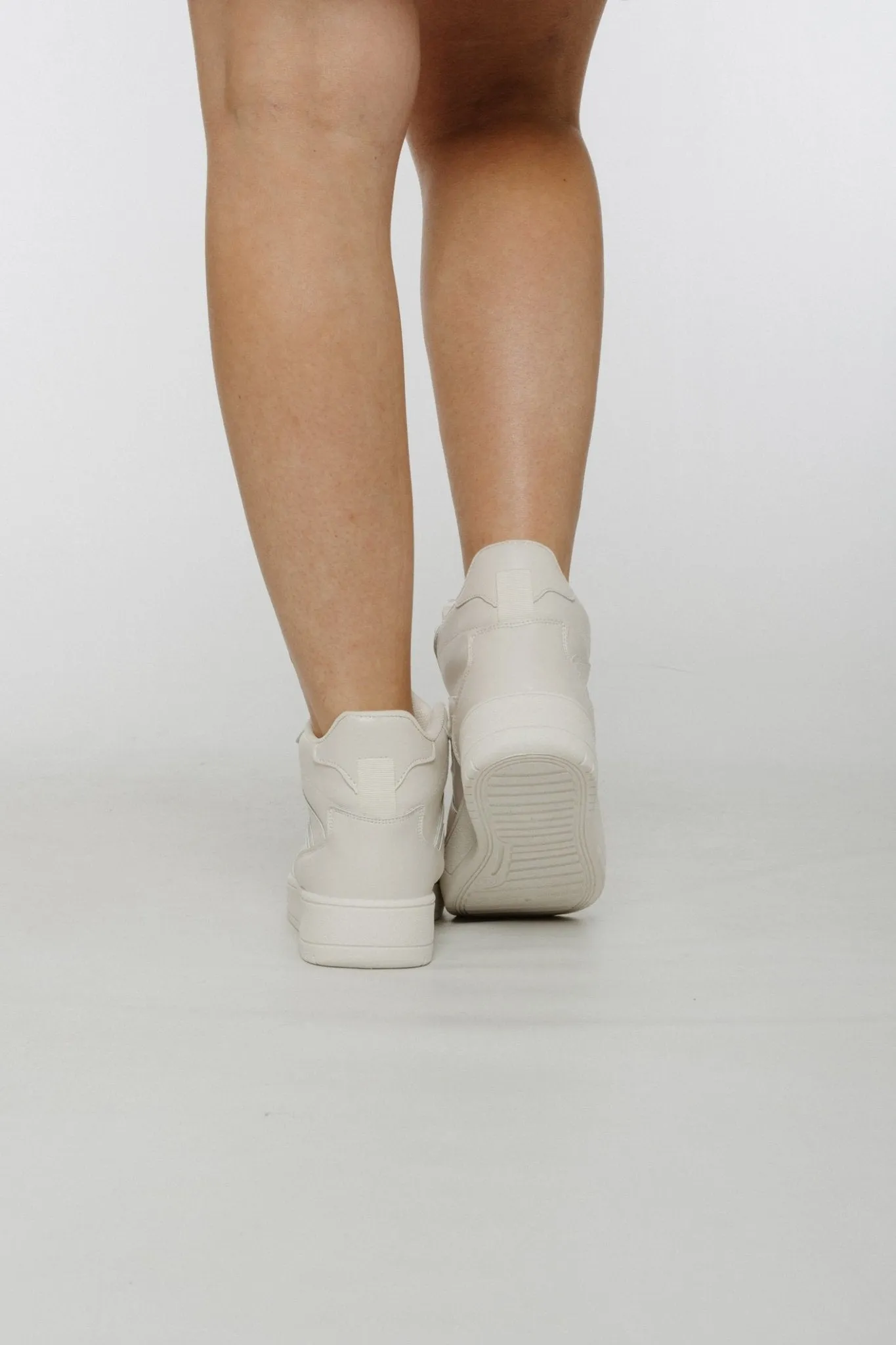 Ashleigh High Tops In Cream
