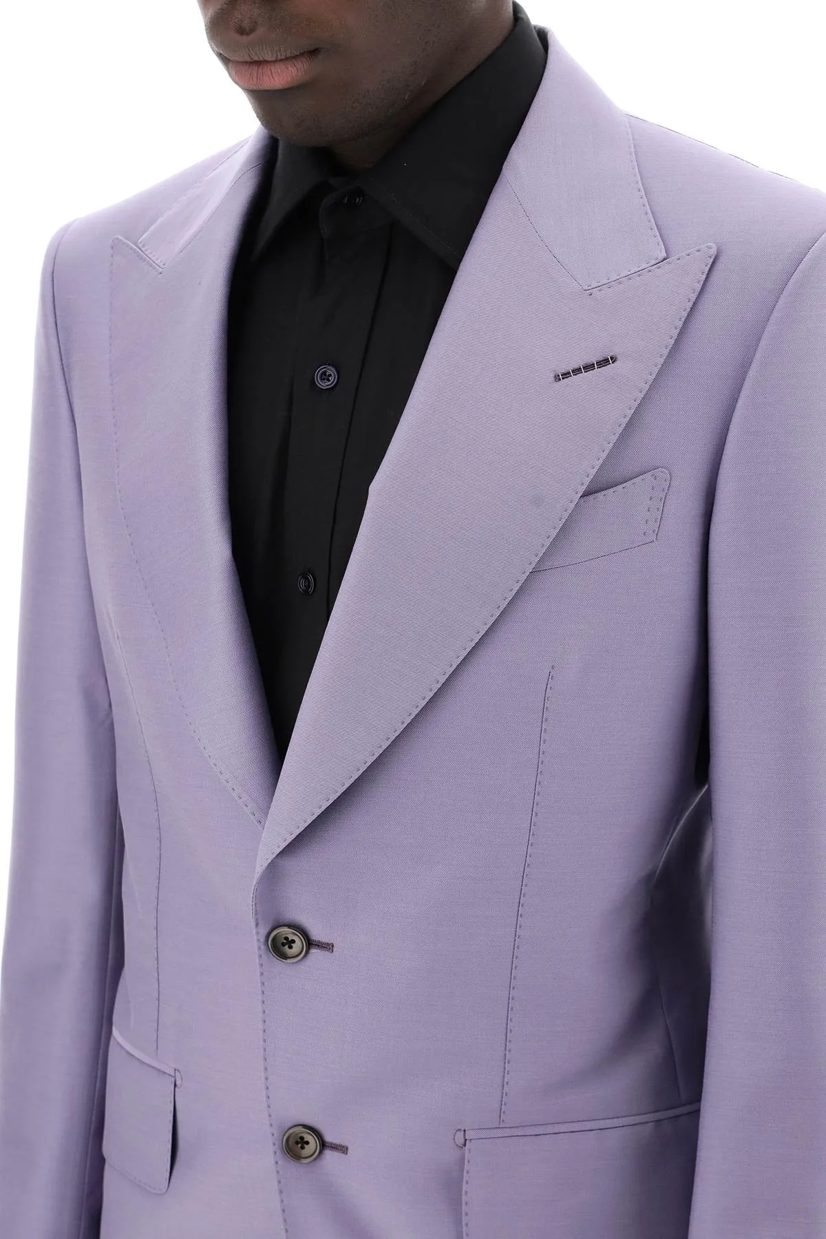 atticus wool and silk blend blazer