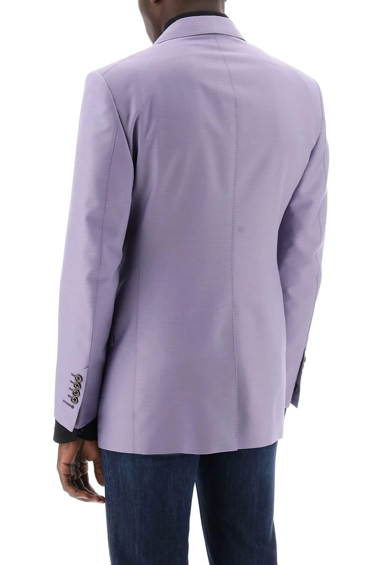 atticus wool and silk blend blazer
