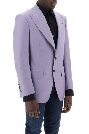 atticus wool and silk blend blazer