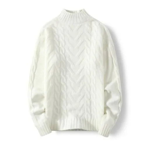Autumn Winter Warm Solid Knitwear Long Sleeve