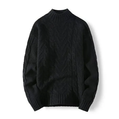 Autumn Winter Warm Solid Knitwear Long Sleeve
