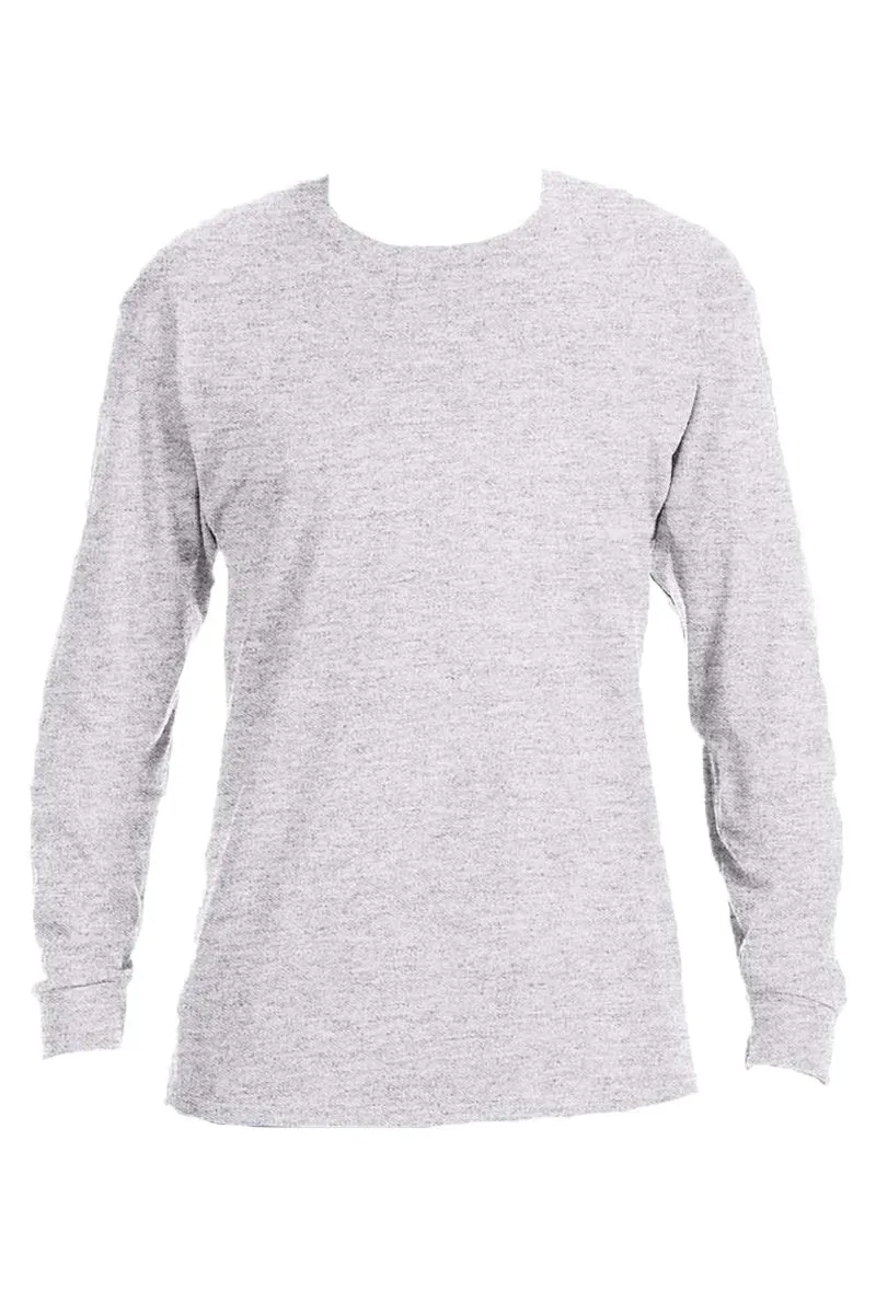 Baseball Vibes Puff Vinyl Unisex Dri-Power Long-Sleeve 50/50 Tee