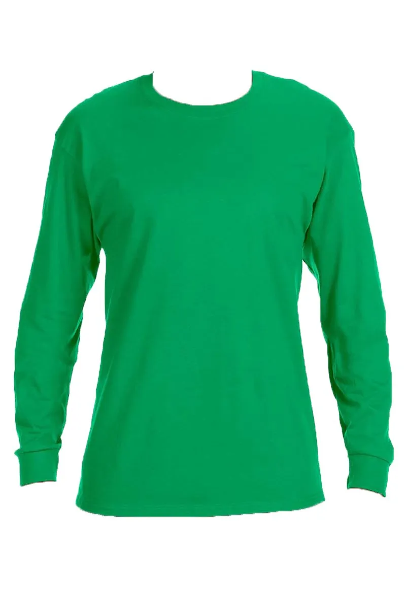 Baseball Vibes Puff Vinyl Unisex Dri-Power Long-Sleeve 50/50 Tee
