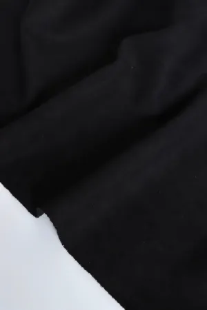 Black Suede Scuba