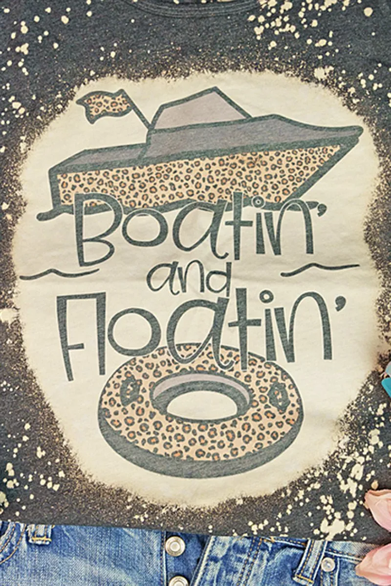 Bleached Boatin & Floatin Unisex Jersey Tank