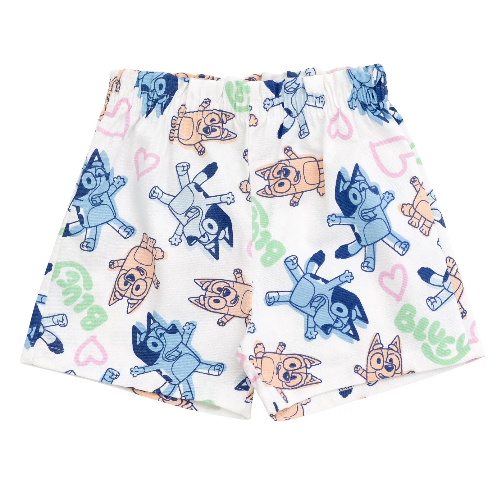 Bluey T-Shirt and Twill Shorts Outfit Set