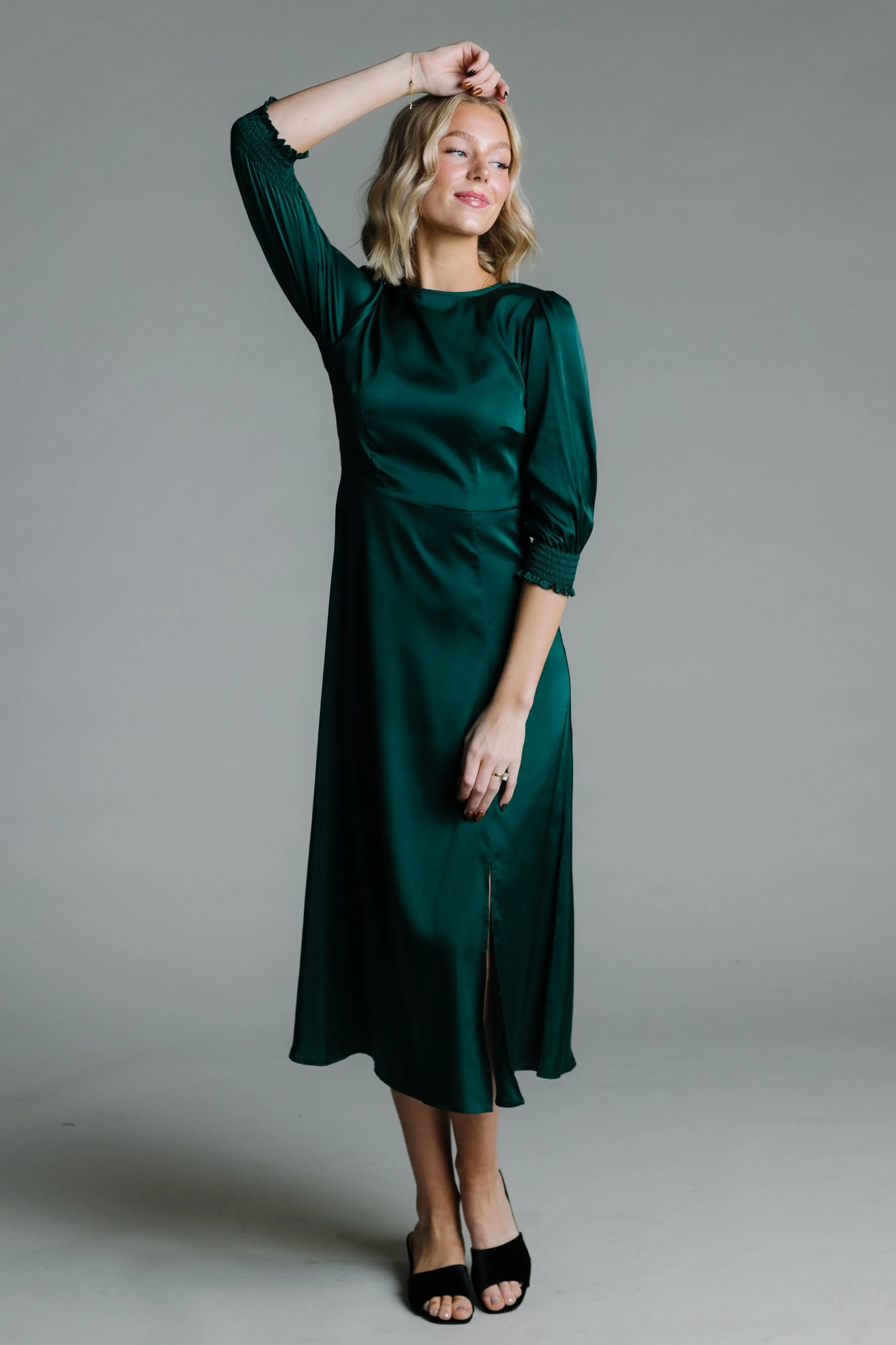 Brass & Roe Charity Satin Dress