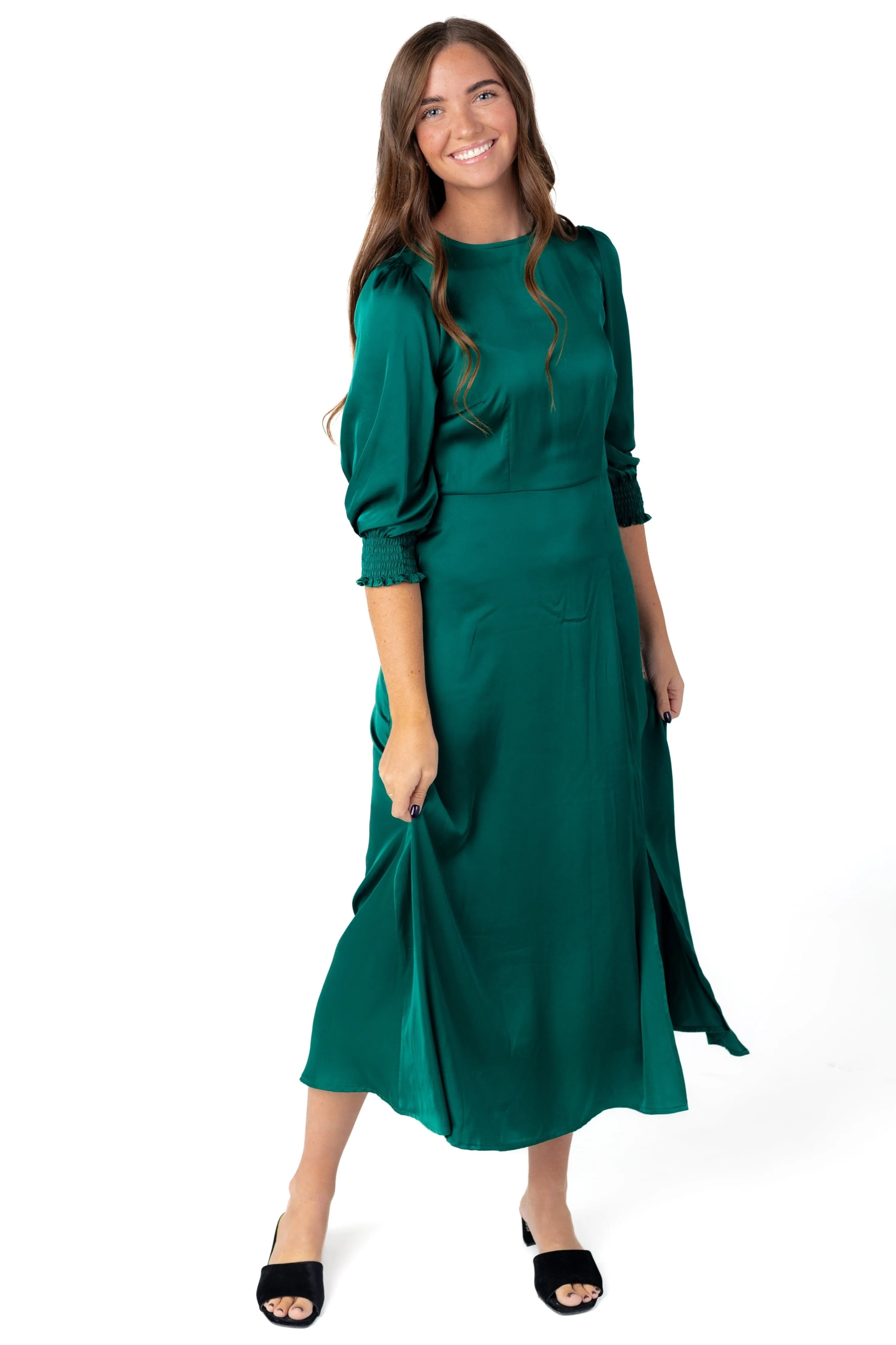 Brass & Roe Charity Satin Dress