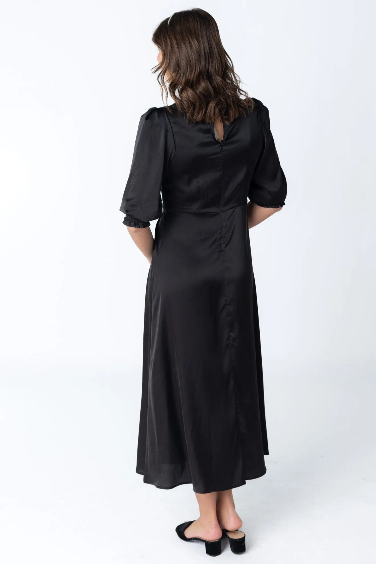Brass & Roe Charity Satin Dress