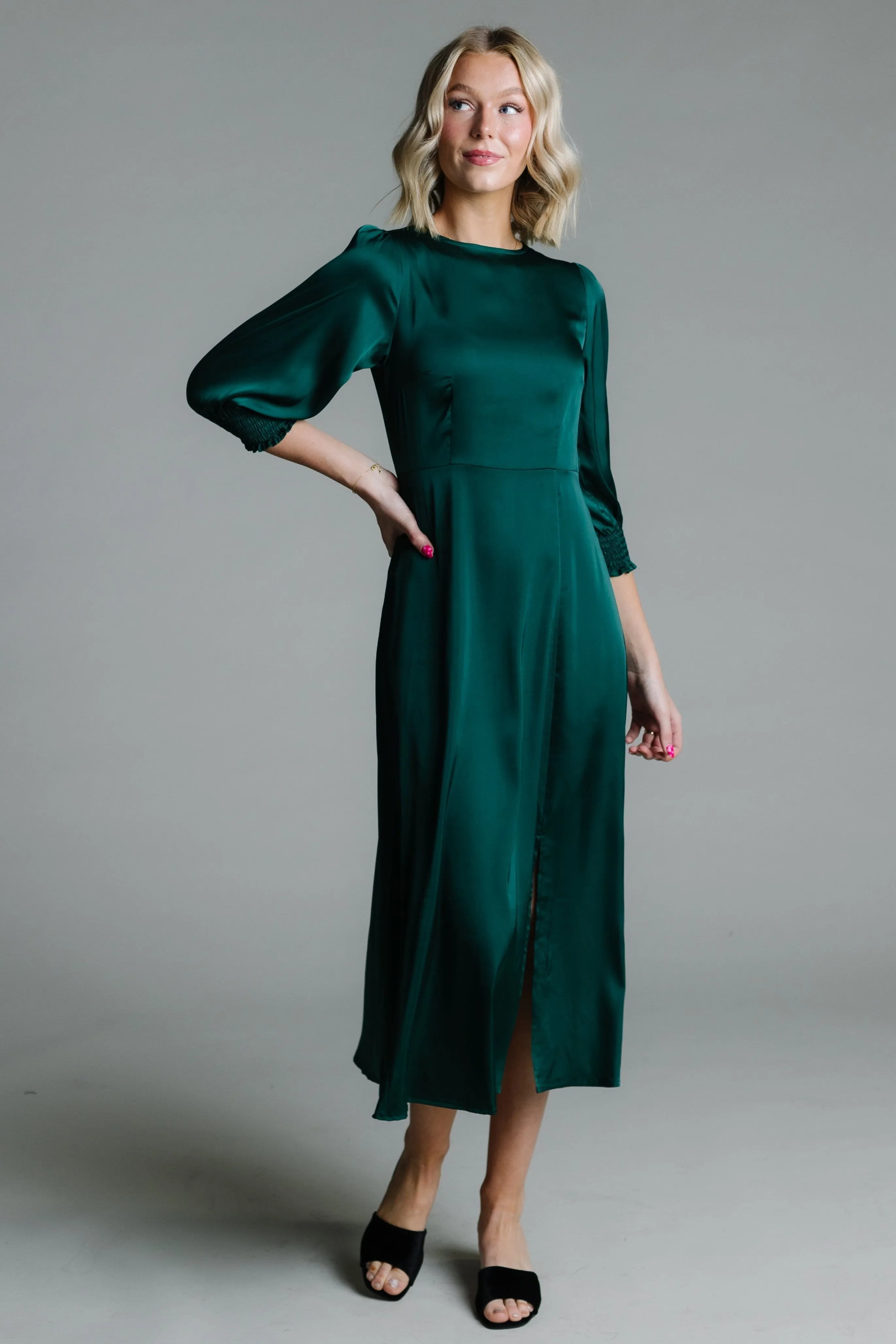 Brass & Roe Charity Satin Dress