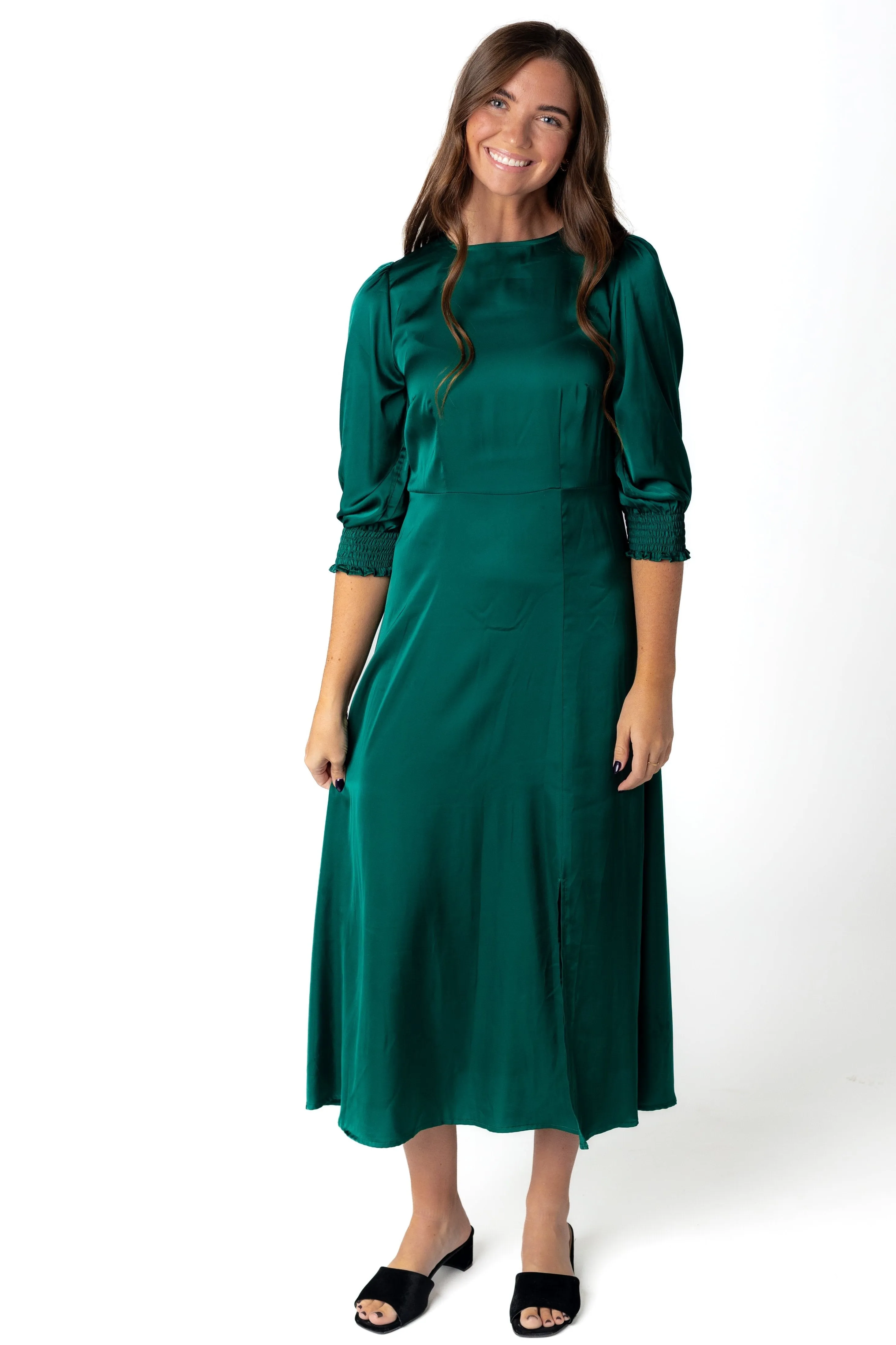 Brass & Roe Charity Satin Dress