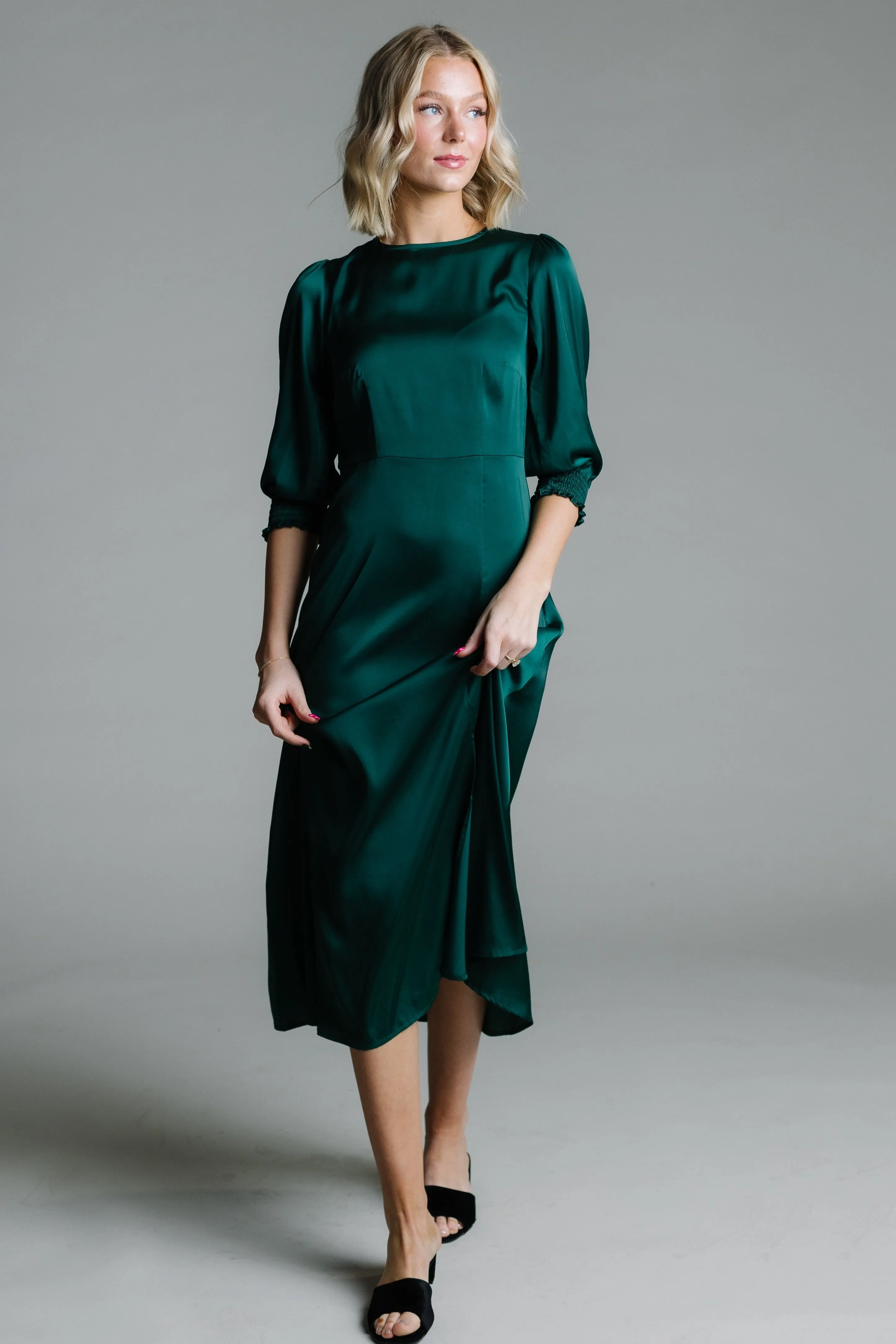 Brass & Roe Charity Satin Dress