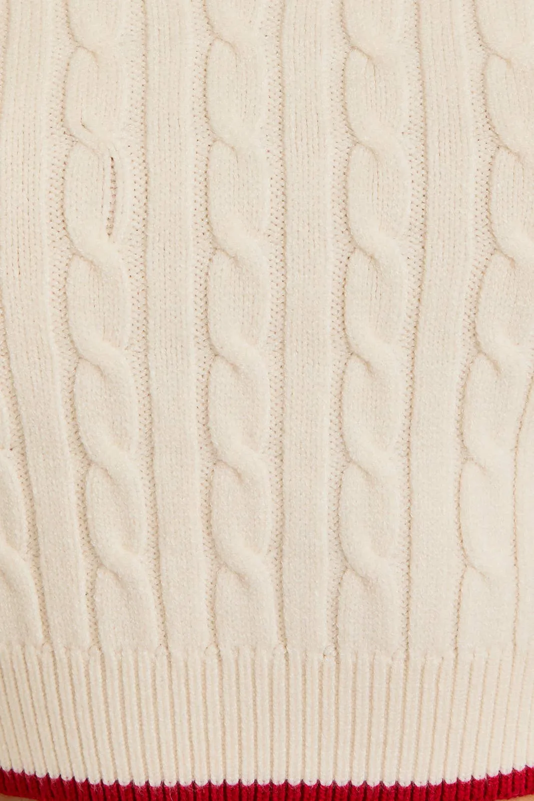 CABLE SWEATER VEST