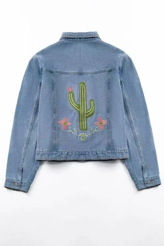 Cactus denim jacket