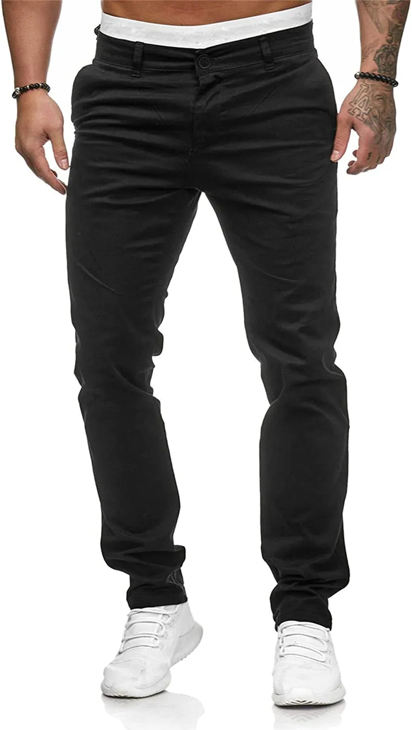 Casual Dyeing Stretch Straight Skinny Jeans