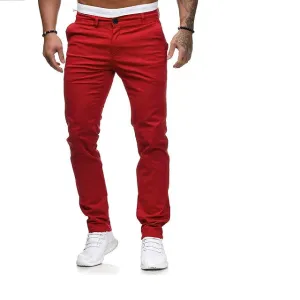 Casual Dyeing Stretch Straight Skinny Jeans