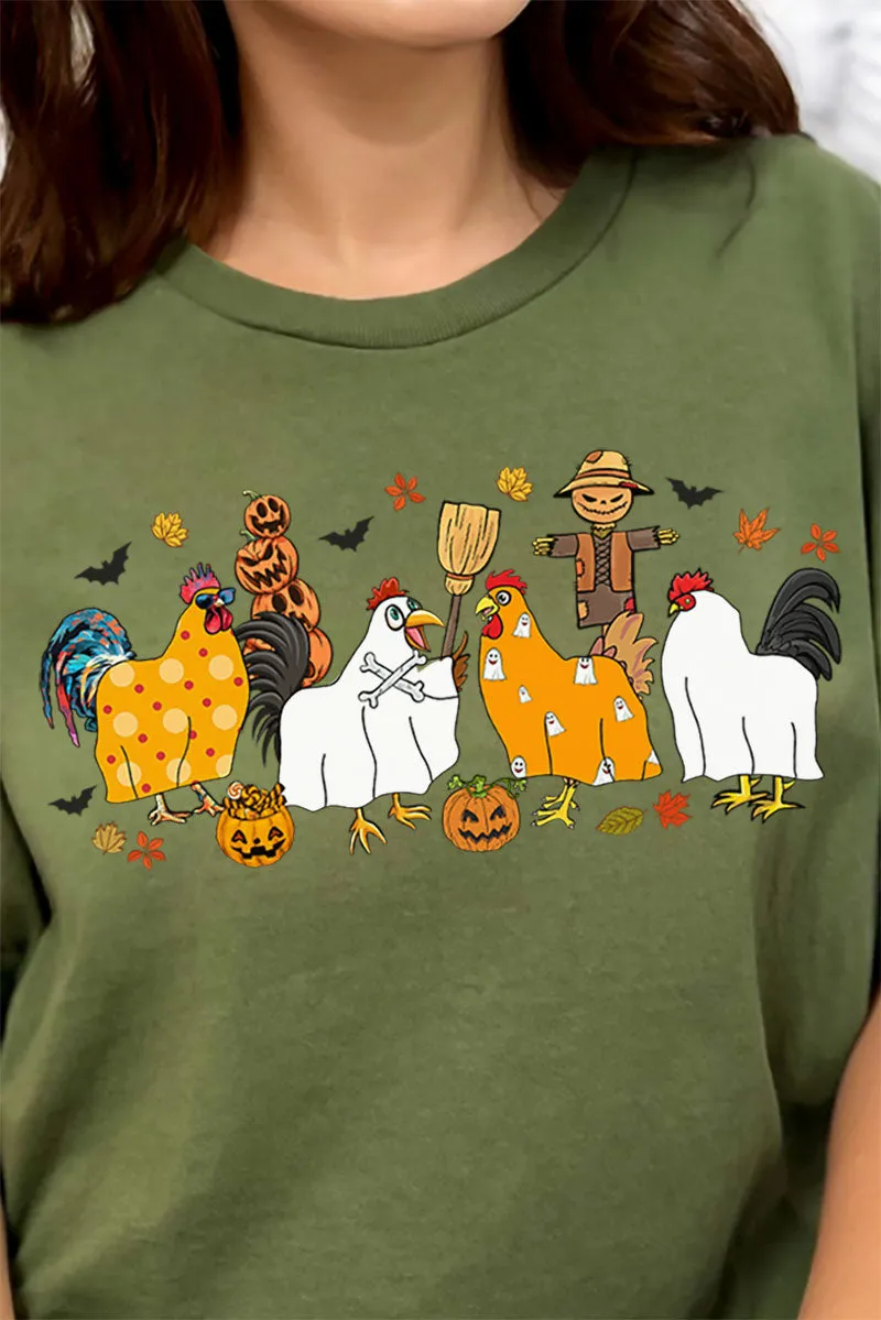 Chick Or Treat Short Sleeve Relaxed Fit T-Shirt
