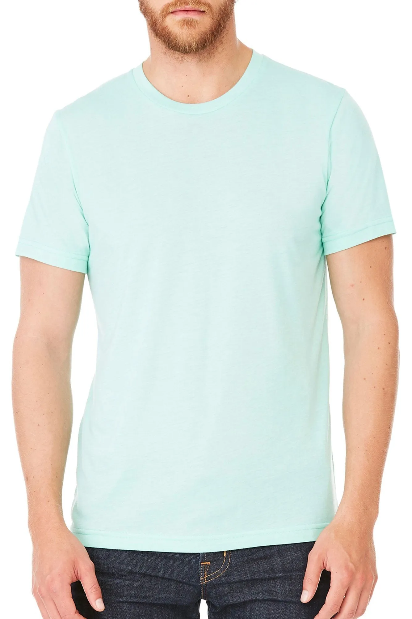 Circle Trees Christmas Cheer Tri-Blend Short Sleeve Tee