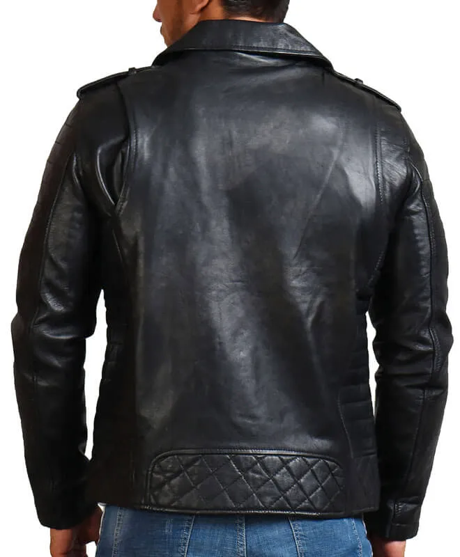 Classic Black Motorcycle Jacket