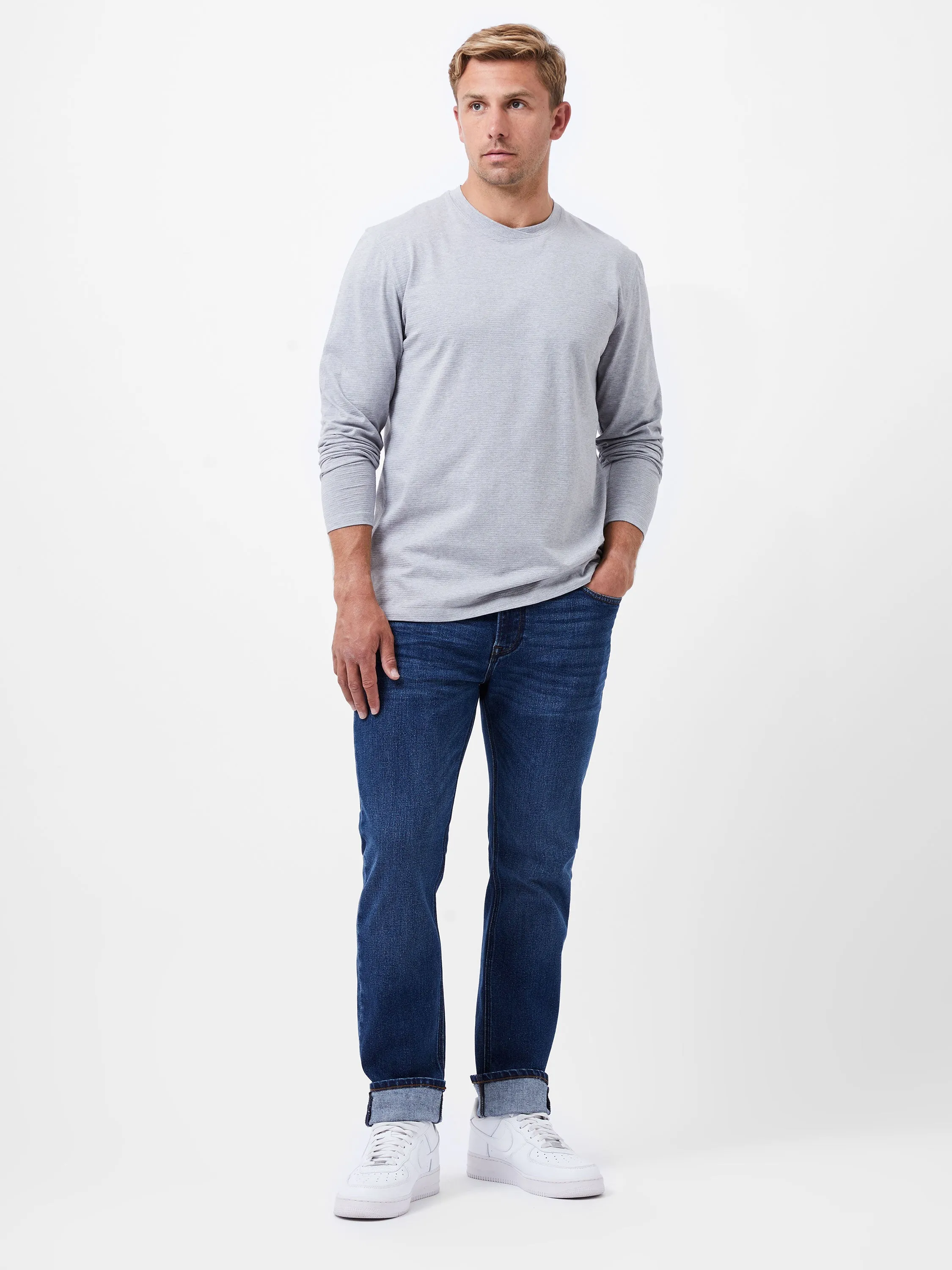 Crossover Neck Long Sleeve Top