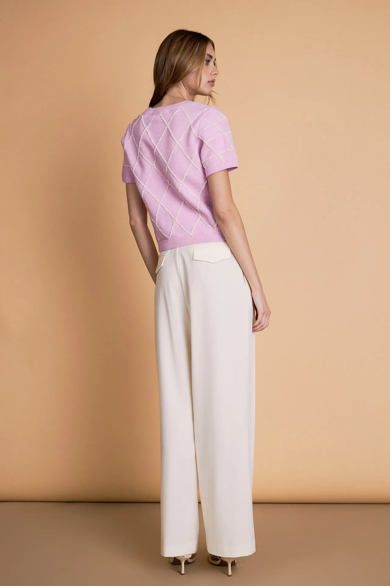 Diamond Pattern Knit