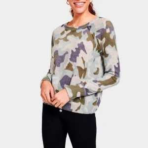 Essential Cashmere Sweatshirt (Camo)