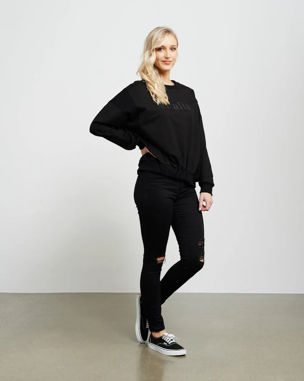 Et Alia Boston Sweat - Black