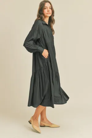 FINAL SALE Bailee Grace Button Midi Dress