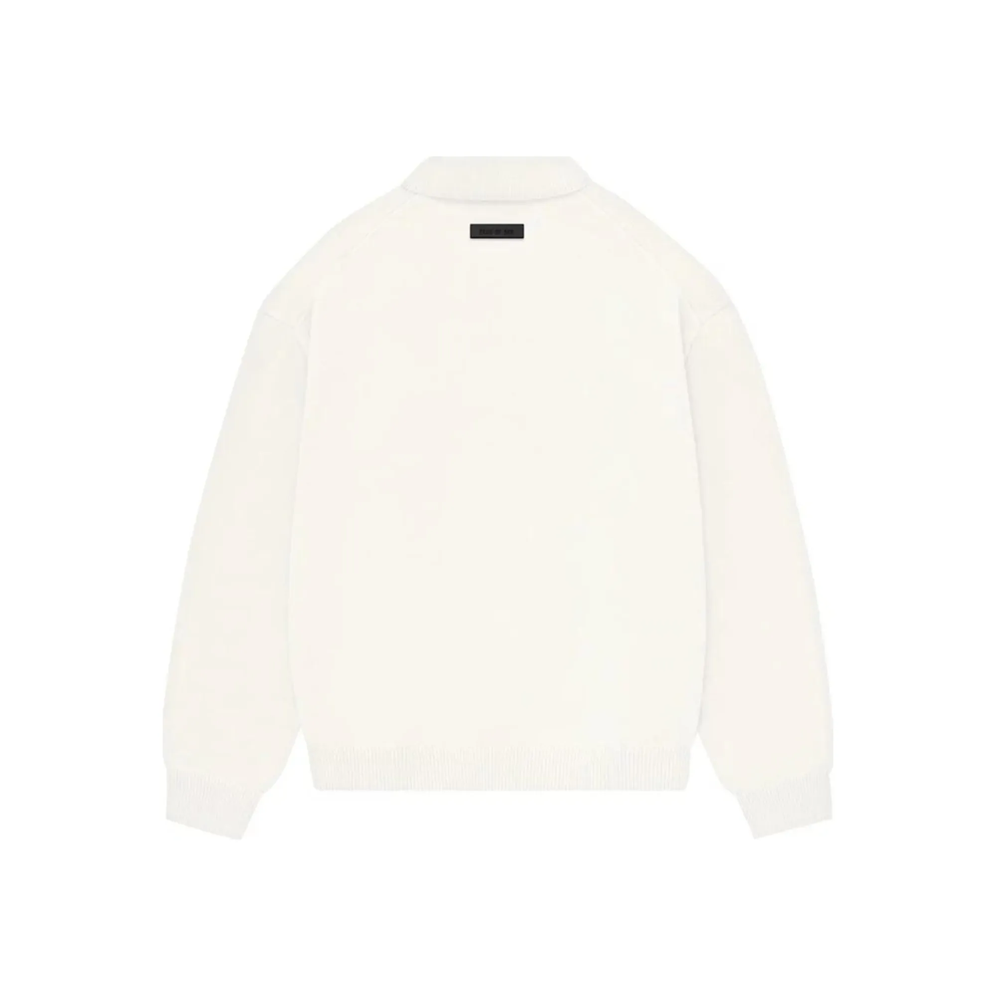 FOG Mens Essentials Knit  Polo "Cloud Dancer"