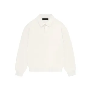 FOG Mens Essentials Knit  Polo "Cloud Dancer"