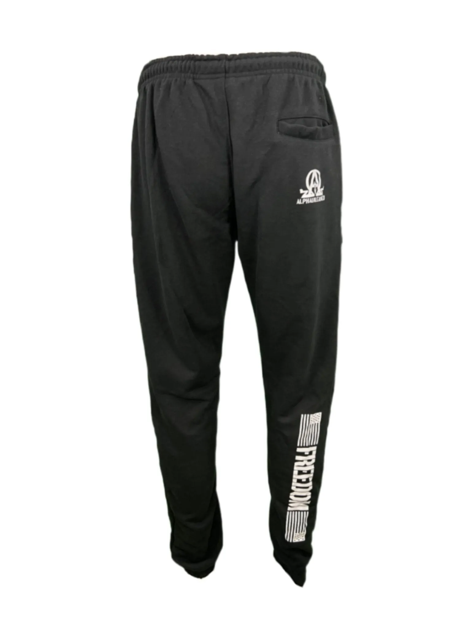 FREEDOM Black Loose-Fit Sweatpants - Comfortable Casual Joggers for Everyday Wear & Relaxation