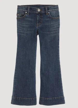 Girl's Wrangler Girl's Wide Leg Trouser Jean In Darci