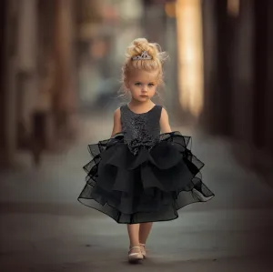 Grace Black Formal Tutu Dress