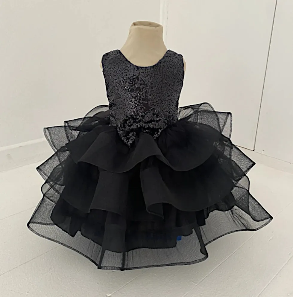 Grace Black Formal Tutu Dress