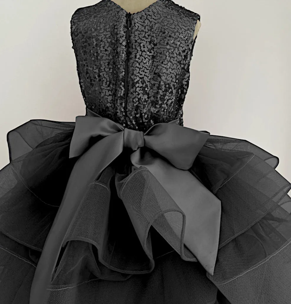 Grace Black Formal Tutu Dress