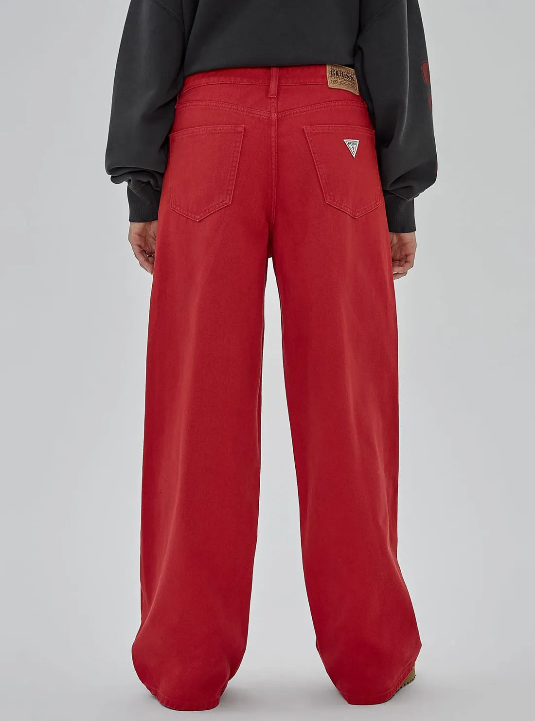 Guess Originals Red Wide Leg Jeans