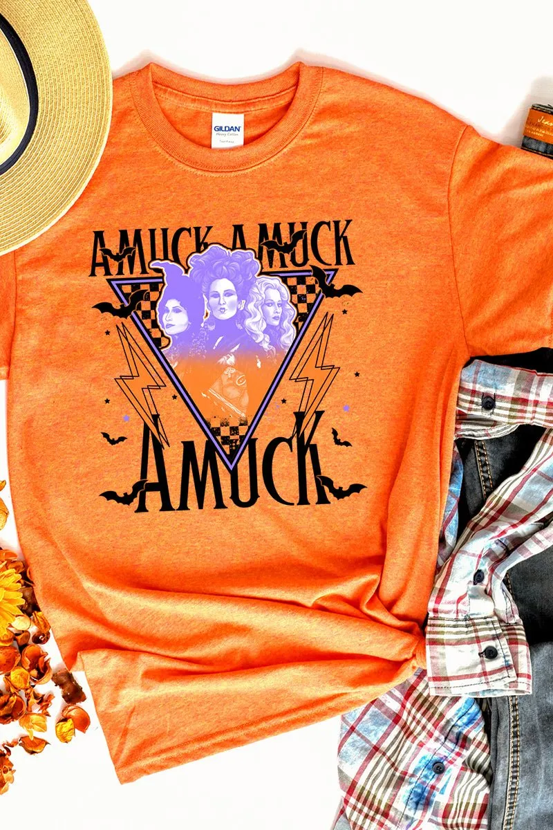 Halloween Vibez Sanderson Short Sleeve Relaxed Fit T-Shirt