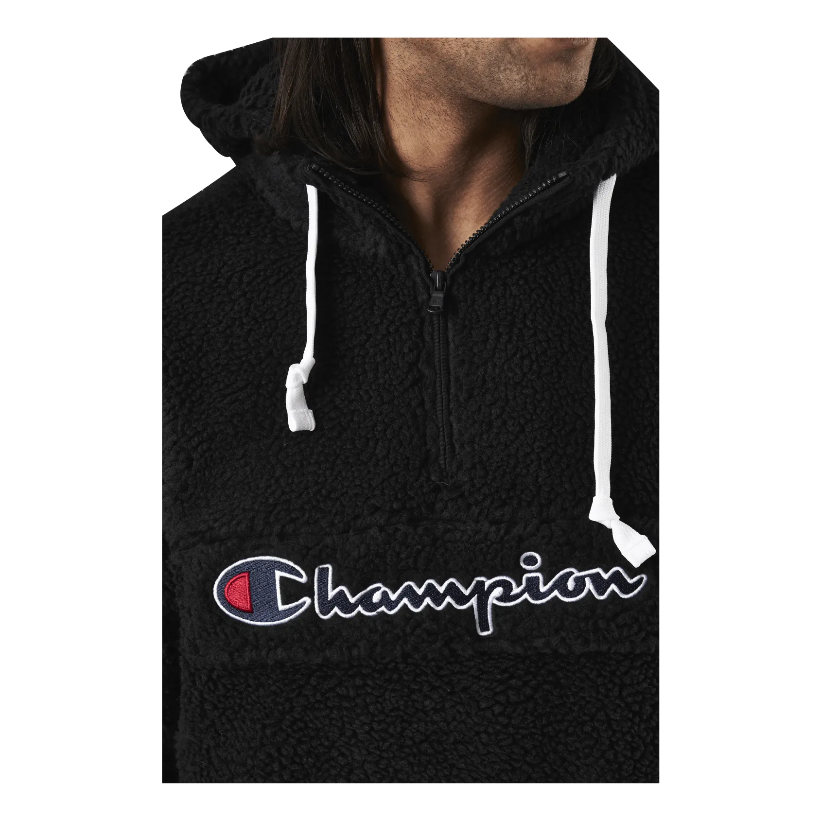 Hooded Half Zip Top Nbk