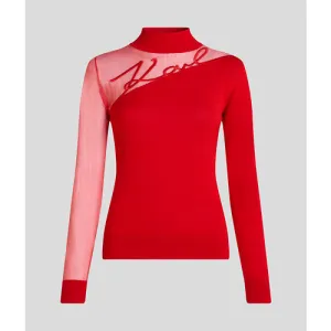 KARL SIGNATURE MOCK NECK