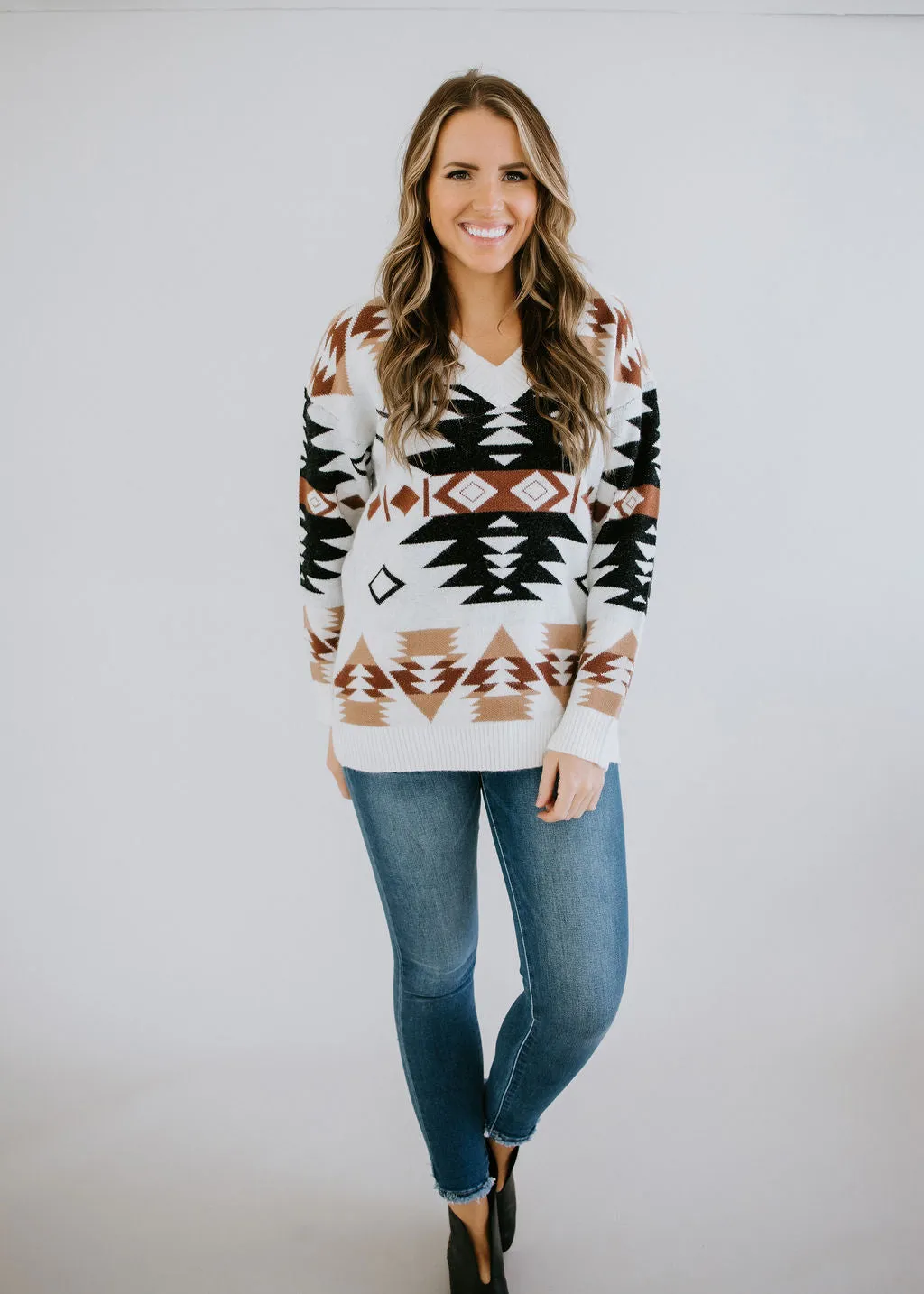 Kayden V-Neck Sweater FINAL SALE