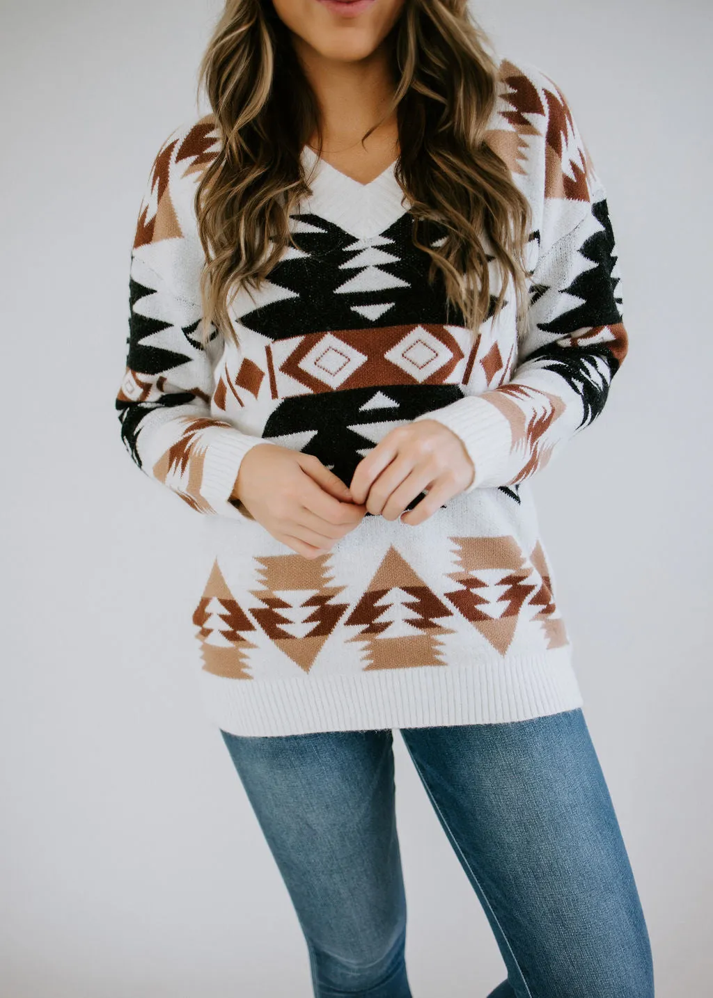 Kayden V-Neck Sweater FINAL SALE