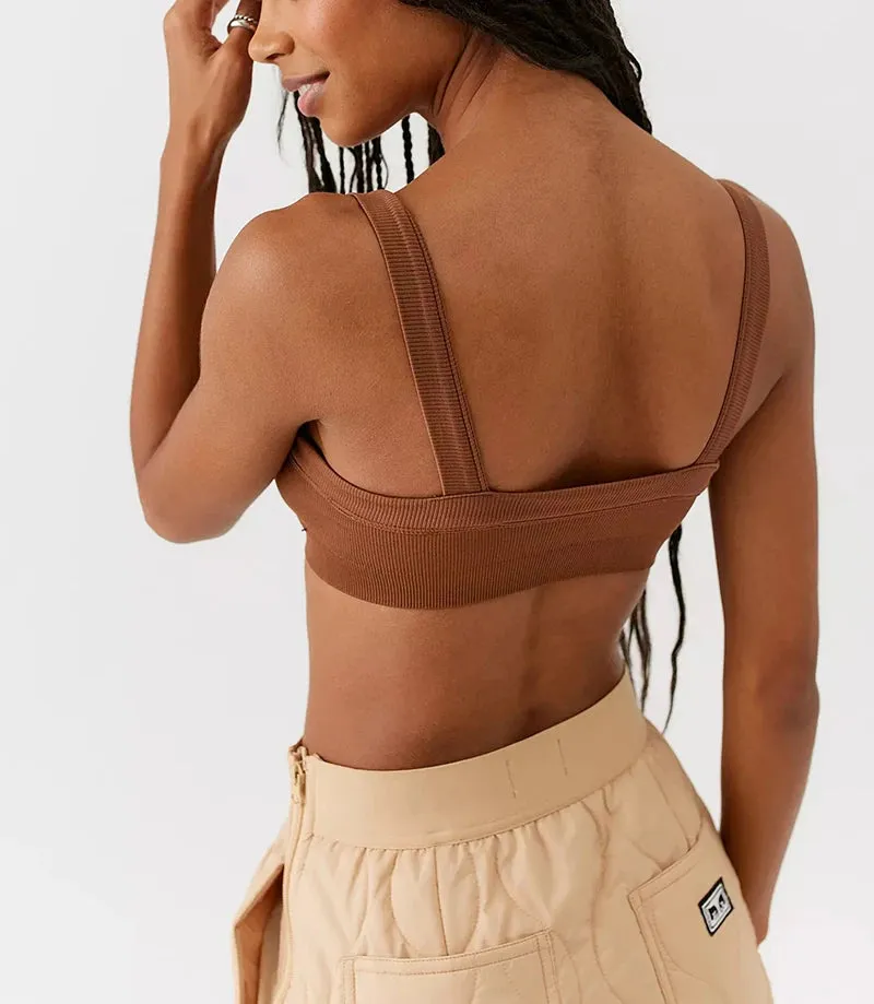 Knitted Cotton Women'S Tube Top Stretchy Ribbed Sleeveless Streetwear Slim White Crop Tops Sexy Summer Tops Cami Femme