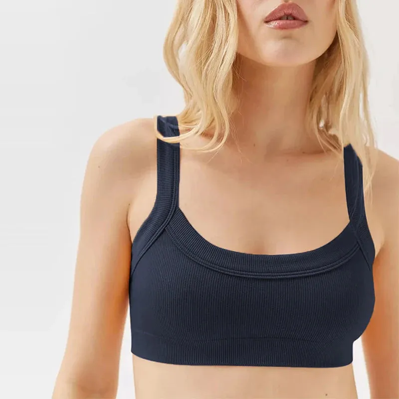 Knitted Cotton Women'S Tube Top Stretchy Ribbed Sleeveless Streetwear Slim White Crop Tops Sexy Summer Tops Cami Femme